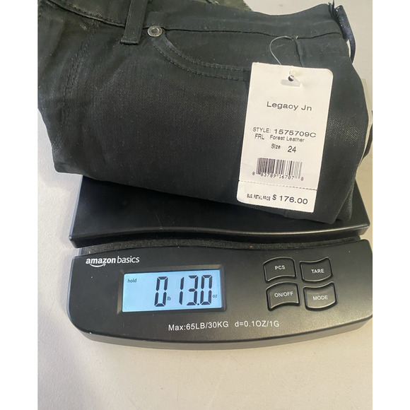 Rich & Skinny Jeans Womens 24 NEW Forest Leather Coated Skinny Pants MSRP $176 - Picture 9 of 9